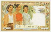p108 from French Indo-China: 100 Piastres from 1954